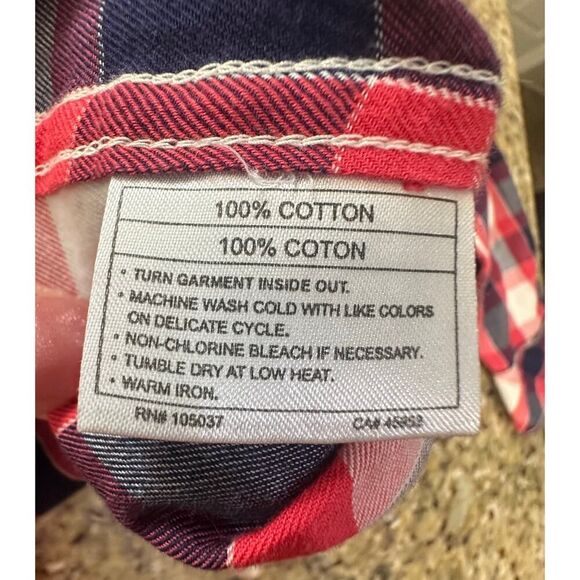 Ariat Plaid Embroidered Cowgirl Western Pearl Snap Long Sleeve Women's SZ Large - Picture 8 of 13